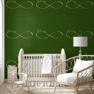 Infinity - Lemniscate LOVE - golden Wallpaper