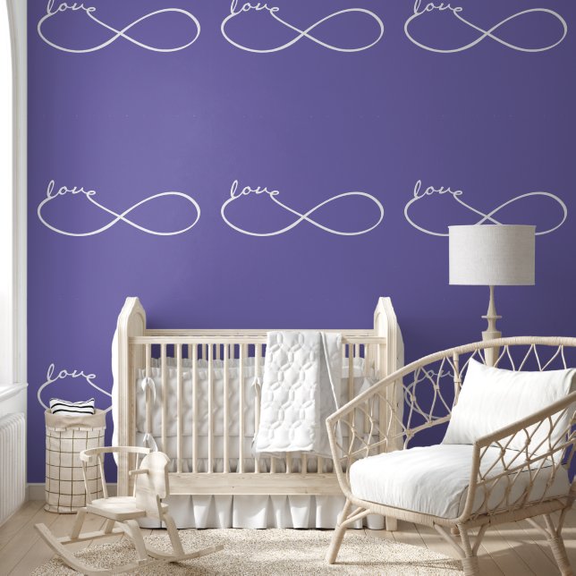 Infinity - Lemniscate LOVE - white Wallpaper (Kids)