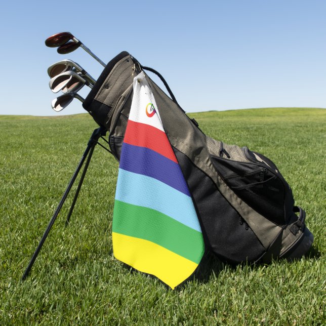 Infinity LGBTQ+ Pride Tote Golf Towel (Green)