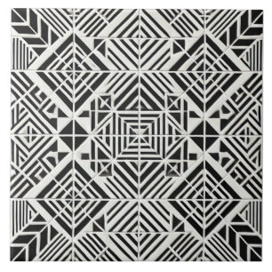 Infinity Line, Seamless Geometric Ceramic Tile