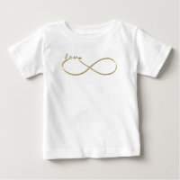 Infinity Love Lemniscate gold + your backgr.