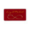 Infinity Love Lemniscate gold + your backgr.