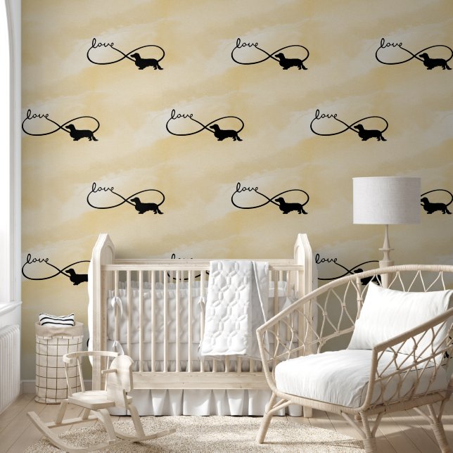 Infinity Love Lemniscate Long-Hair Dachshund 1 Wallpaper (Kids)