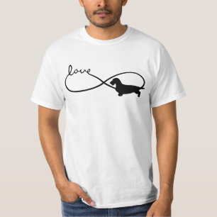 Infinity Love Lemniscate Rough-Hair Dachshund 1 T-Shirt