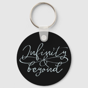 Infinity Love Symbol Calligraphic Quote Pretty Key Ring