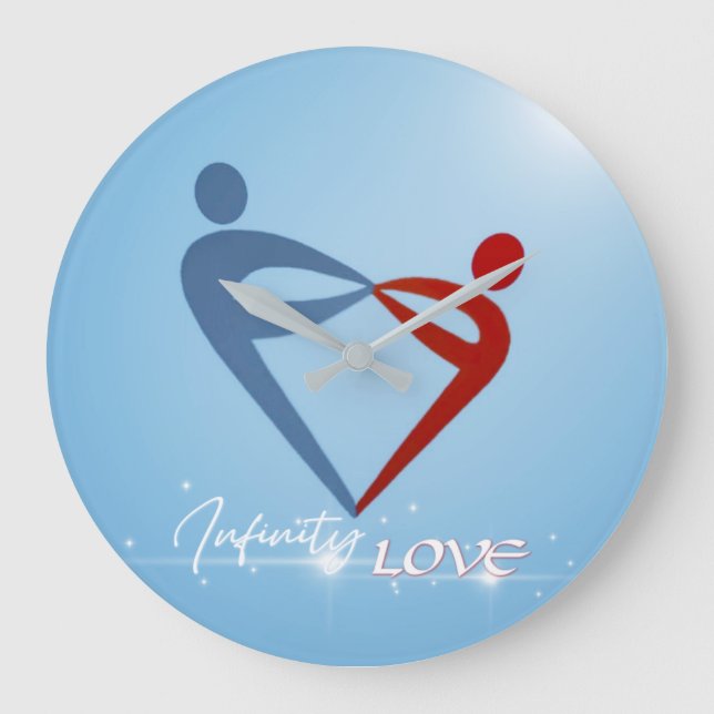 INFINITY LOVE Wall Clock (Front)