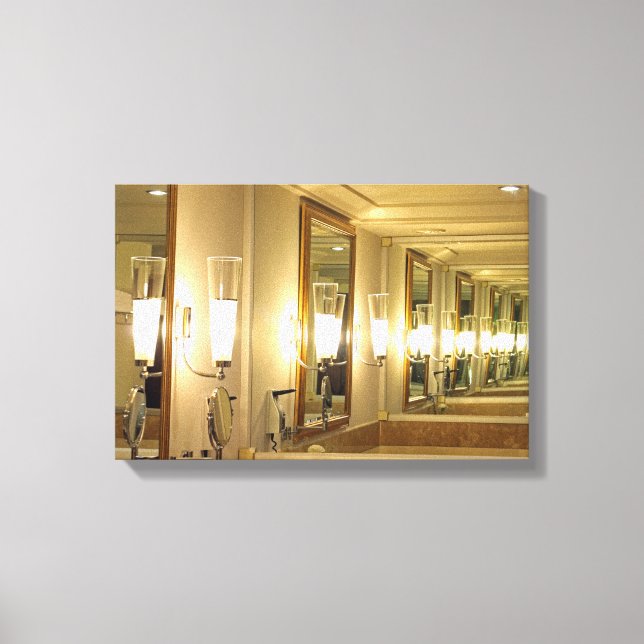 Infinity mirror canvas print (Front)