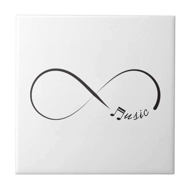 Infinity music symbol tile (Front)