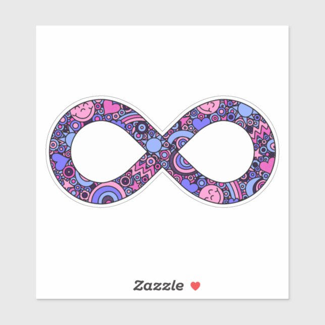 Infinity Neurodiverse Doodle Omnisexual Pride Flag (Sheet)