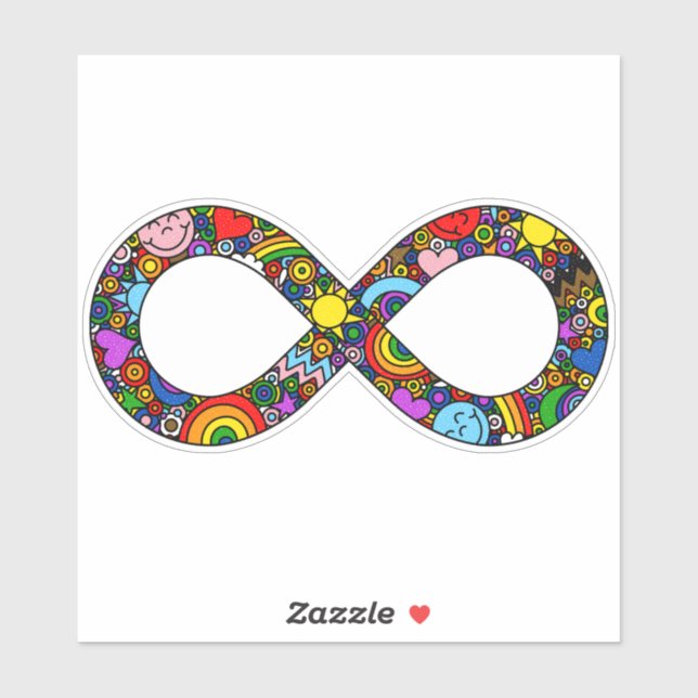 Infinity Neurodiverse Doodle Progress Pride Flag (Sheet)