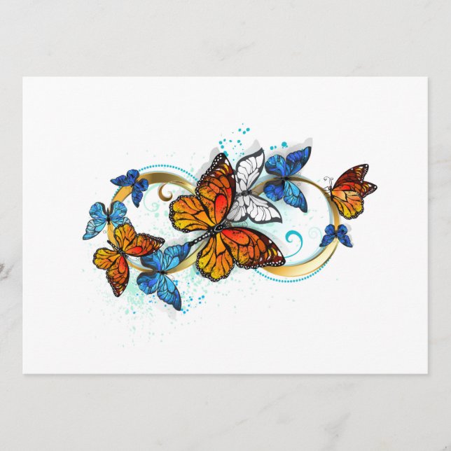 Infinity of Monarch Butterflies Advice Card (Front)