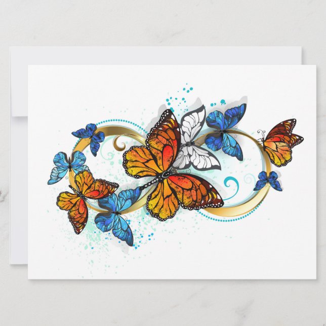 Infinity of Monarch Butterflies Announcement (Front)