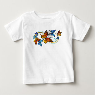 Infinity of Monarch Butterflies Baby T-Shirt