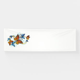Infinity of Monarch Butterflies Banner