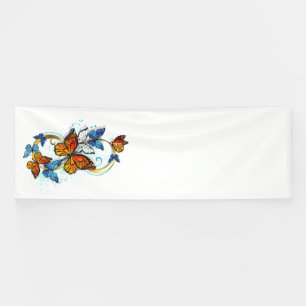Infinity of Monarch Butterflies Banner