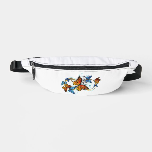 Infinity of Monarch Butterflies Bum Bags (Front)