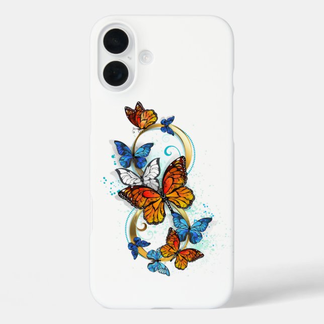 Infinity of Monarch Butterflies Case-Mate iPhone Case (Back)
