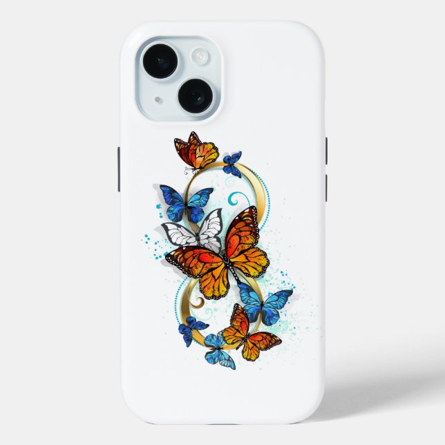 Infinity of Monarch Butterflies Case-Mate iPhone Case (Back)