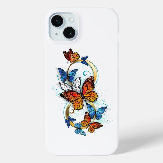 Infinity of Monarch Butterflies Case-Mate iPhone Case (Back)