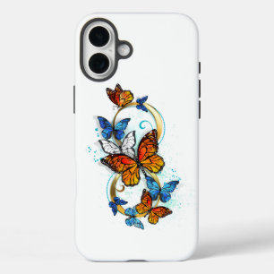 Infinity of Monarch Butterflies iPhone 16 Plus Case