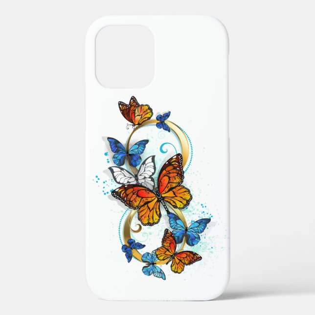 Infinity of Monarch Butterflies Case-Mate iPhone Case (Back)