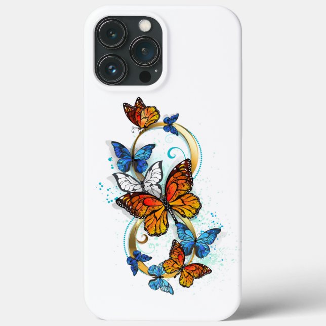 Infinity of Monarch Butterflies Case-Mate iPhone Case (Back)
