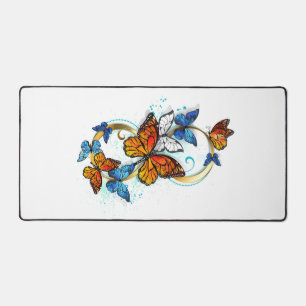 Infinity of Monarch Butterflies Desk Mat
