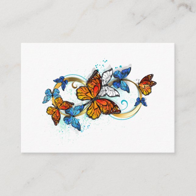 Infinity of Monarch Butterflies Enclosure Card (Front)