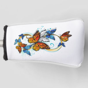 Infinity of Monarch Butterflies Golf Head Cover