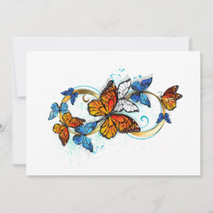 Infinity of Monarch Butterflies Invitation