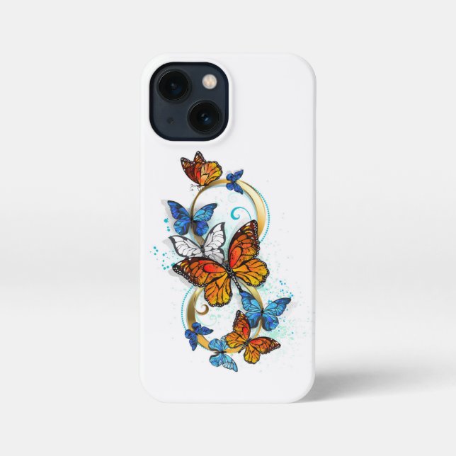 Infinity of Monarch Butterflies iPhone Case (Back)