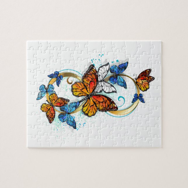 Infinity of Monarch Butterflies Jigsaw Puzzle (Horizontal)