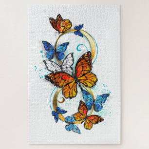 Infinity of Monarch Butterflies Jigsaw Puzzle