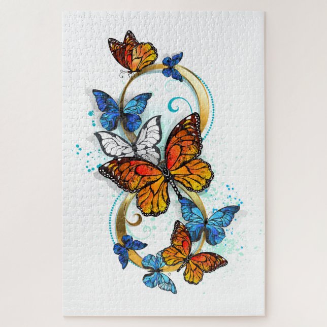 Infinity of Monarch Butterflies Jigsaw Puzzle (Vertical)