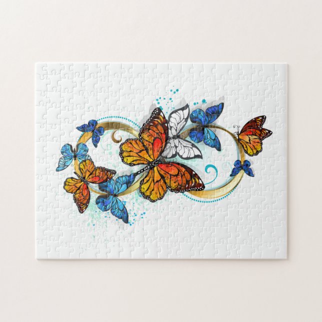 Infinity of Monarch Butterflies Jigsaw Puzzle (Horizontal)