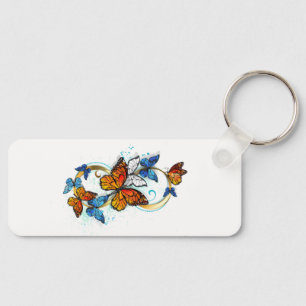 Infinity of Monarch Butterflies Key Ring