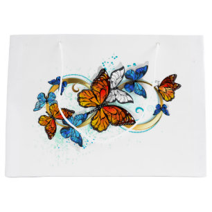 Infinity of Monarch Butterflies Large Gift Bag