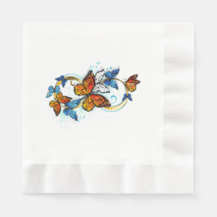 Infinity of Monarch Butterflies Napkin