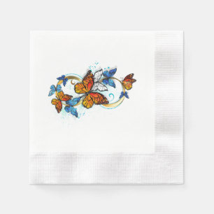 Infinity of Monarch Butterflies Napkin