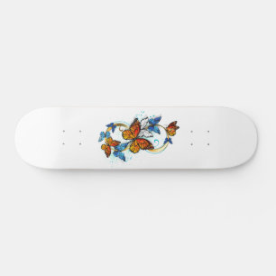 Infinity of Monarch Butterflies Skateboard