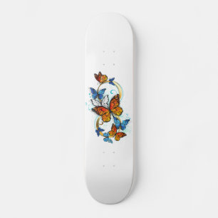 Infinity of Monarch Butterflies Skateboard