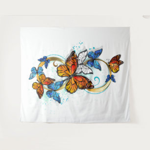 Infinity of Monarch Butterflies Tapestry