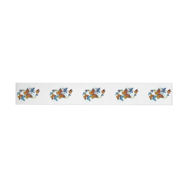 Infinity of Monarch Butterflies Wraparound Address Label (Individual)