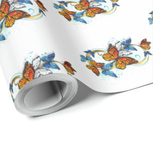 Infinity of Monarch Butterflies Wrapping Paper