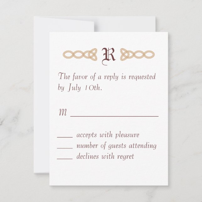 Infinity RSVP Card (Front)