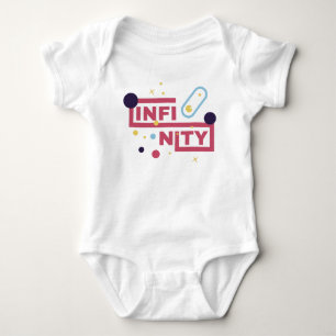 Infinity Shapes Design Baby Bodysuit