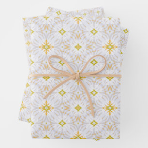 Infinity Star White Cloud Set of Wrapping Paper