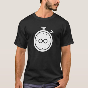 Infinity Stopwatch Time is Infinite Science T-Shirt