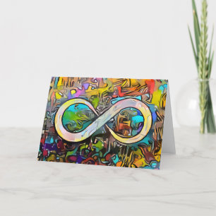Infinity Symbol    Autism Awareness Neurodiversity Card