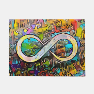 Infinity Symbol  | Autism Awareness Neurodiversity Doormat